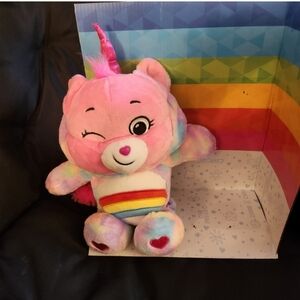 Care Bears cheer Unicorn, brand new